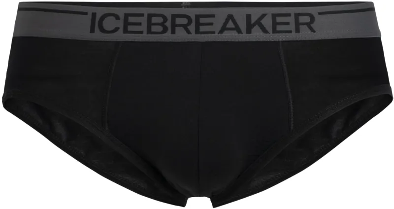 Icebreaker Mens Anatomica Briefs - Black-Monsoon 